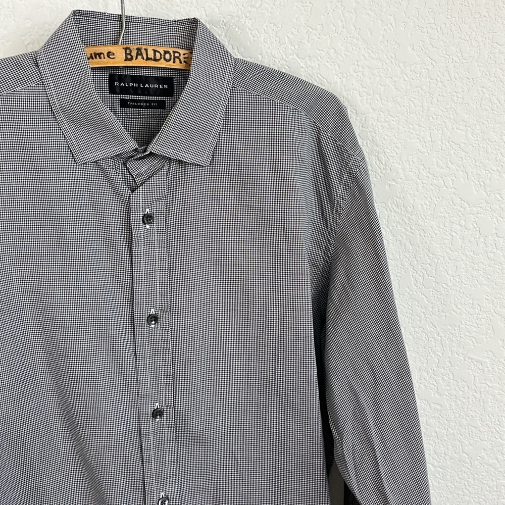 Ralph Lauren Black Label Button Down Shirt Gingham